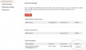How to link an existing AdWords account to a MCC
