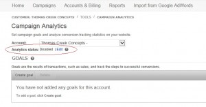 Bing Ads Analytics Status