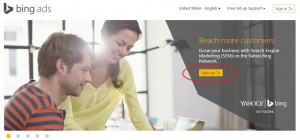 Create a Bing Ads account